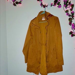 Mustard - WIND BREAKING- extended length jacket